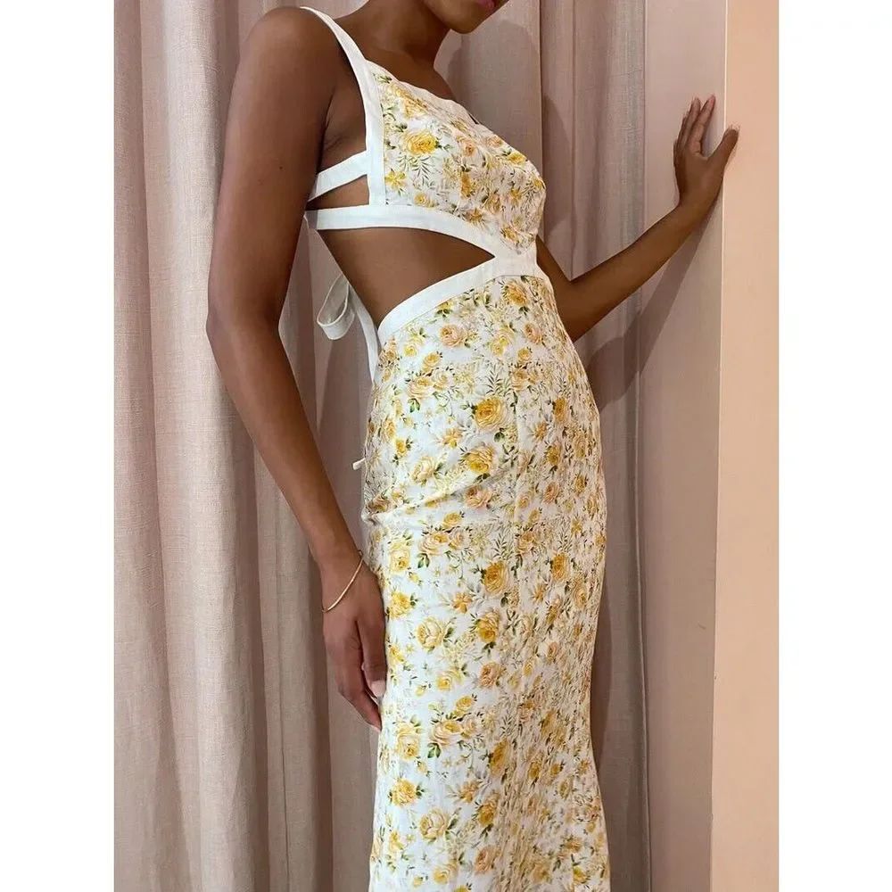 Anthropologie Significant Other Sleeveless Floral Maxi Dress - Picture 8 of 14